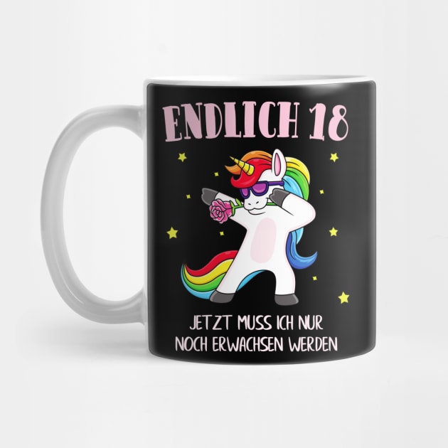 Endlich 18 Frauen Damen 18. Geburtstag by Foxxy Merch